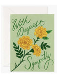 Rifle Paper Card - With Deepest Sympathy