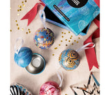 Pack of 4 Xmas Aboriginal Art Bauble Tins