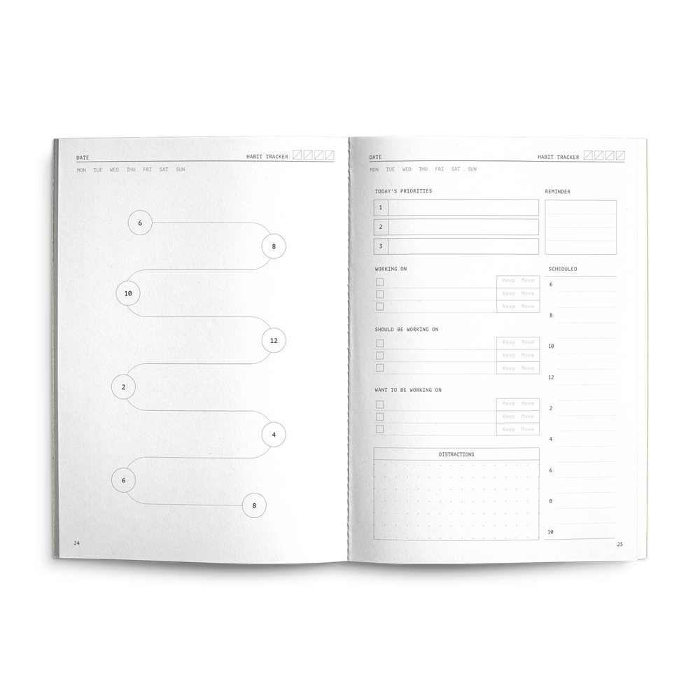 Fast Brain Friend planner from Creators Friend