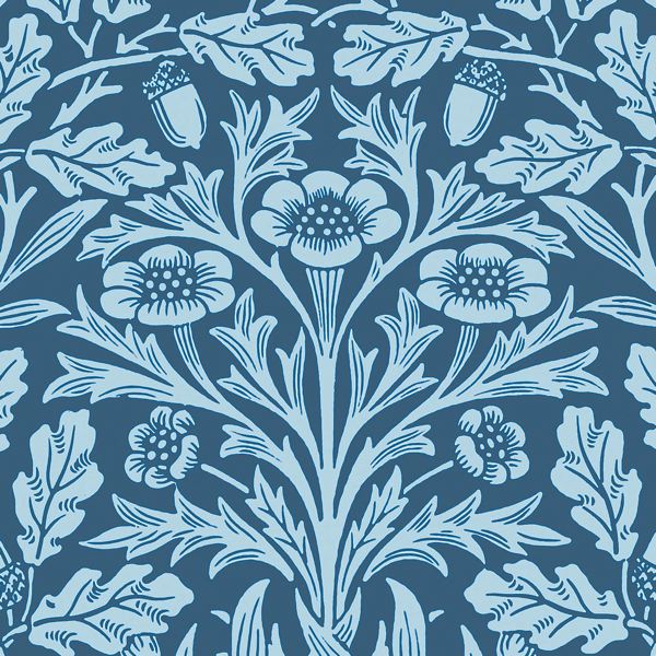 Acorn wrapping paper by William Morris from the the V and A of London.