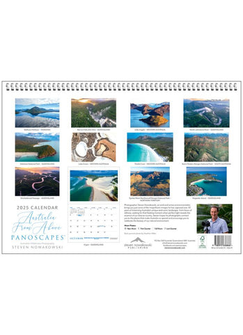 Reflections - Rainforest & Reef Melanie Hava Wall Calendar 2025 - back cover