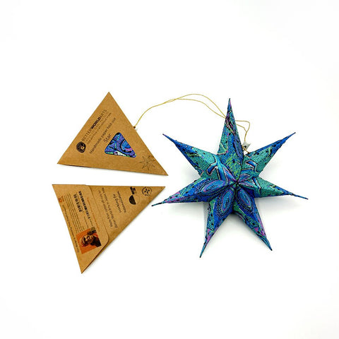 Better World Arts Handmade Paper Star - Theo Hudson