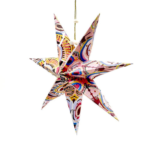 Colourful paper christmas decoration