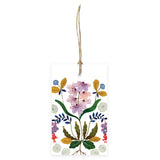 Flora Waycott - Purple Flowers Gift Tags set of 6