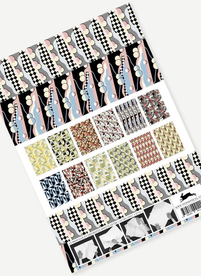 Cubism Gift & Creative Wrapping Papers - back