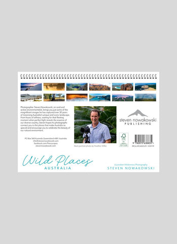 Wild Places Australia Desk Calendar 2025 - back cover