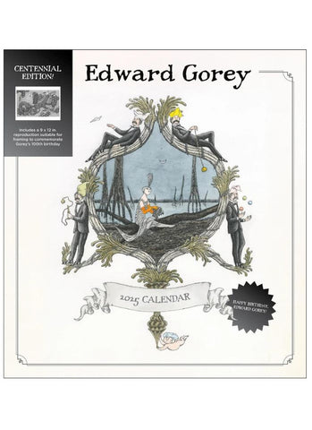 Edward Gorey: Centennial Edition Wall Calendar 2025