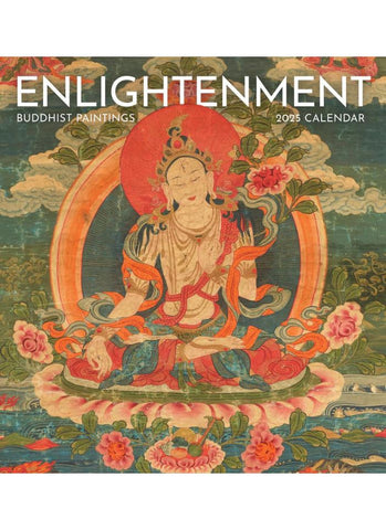 Enlightenment: Buddhist Wall Paintings Wall Calendar 2025