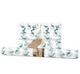 Hand painted watercolour Eucalyptus leaves printed on matte white paper.
5 metre roll.