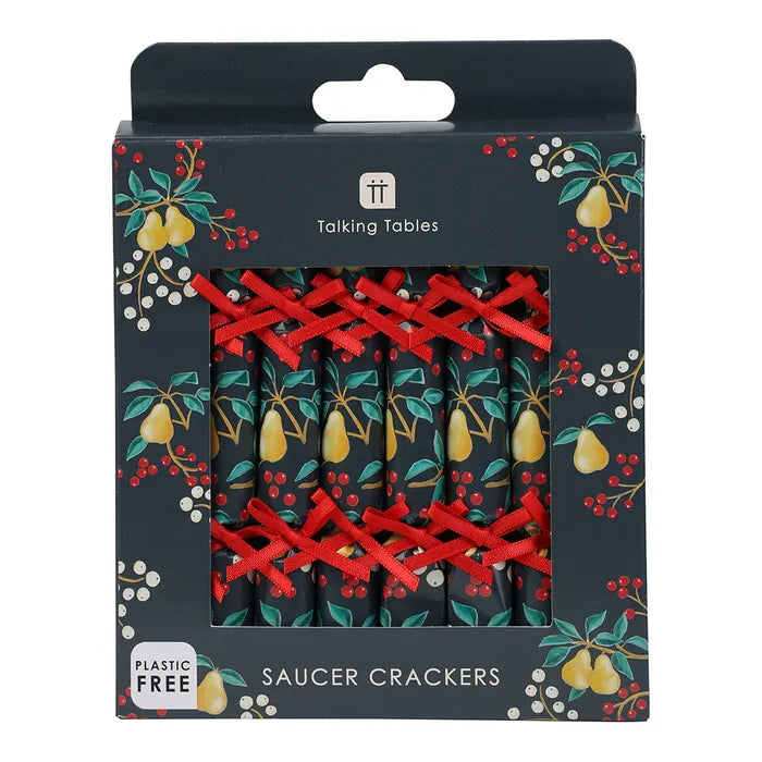 Plastic Free Saucer Crackers - Partridge