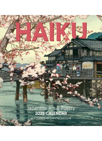 Haiku Japanese Art and Poetry Wall Calendar 2025