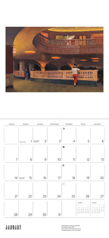Edward Hopper Wall Calendar 2024 - month