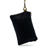 Back of a small purse produced by Better World Arts and based on artwork by Julie Woods.