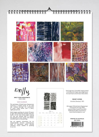 Emily Kame Kngwarreye Wall Calendar 2025