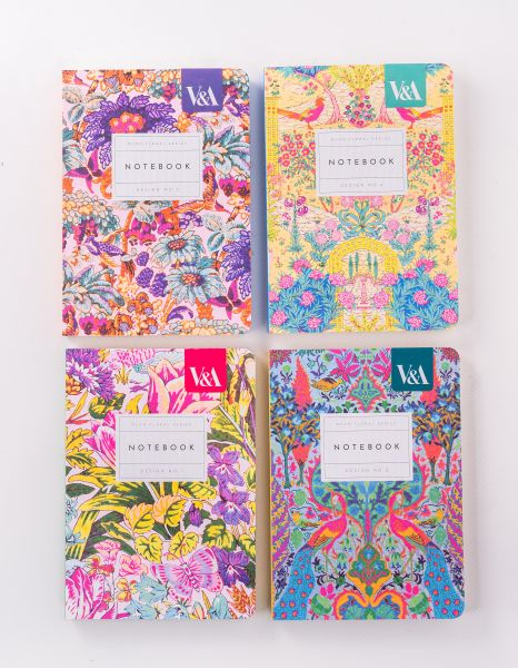 V and A Neon A6 notebook range