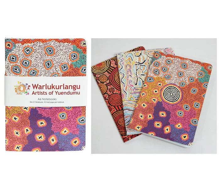 Warlukurlangu A6 Notebooks (set of 3)