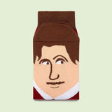 Close up of George Toe-well socks by Chatty Feet.
