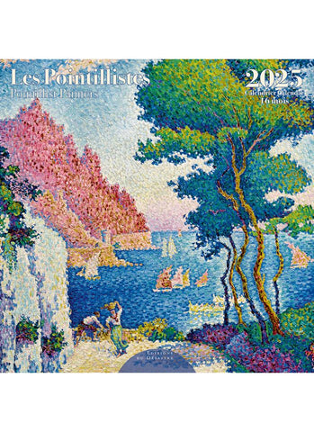 Pointillism Wall Calendar 2025