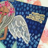 Pray For Peace Holiday Card close up