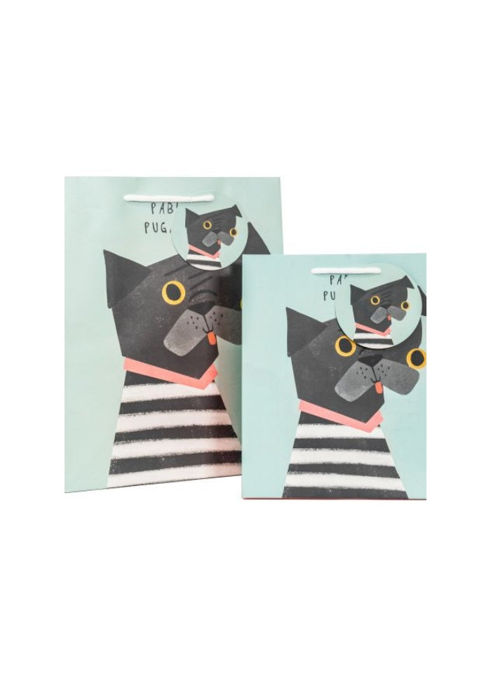Niaski Gift Bag - Pugasso - Large with Tag