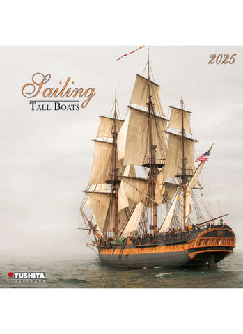 Sailing Tall Boats Wall Calendar 2025