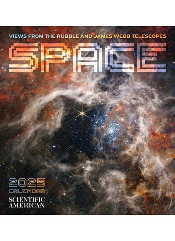 Space: Views for the Hubble Telescope Wall Calendar 2025