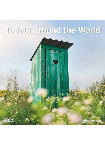 Toilets Around the World Wall Calendar 2025