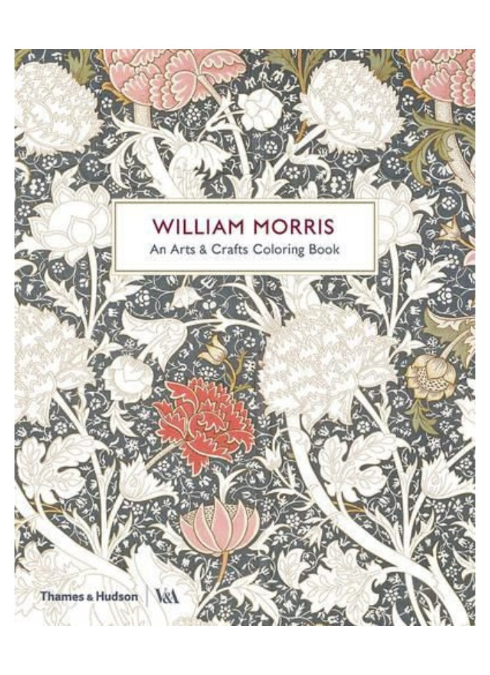 Front cover of WIliam Morris - an arts and crafts colouring book