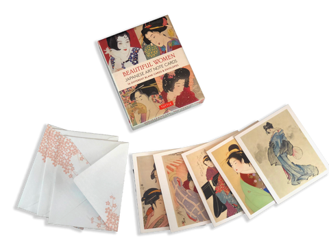 Beautiful Women,  Japanese Art Woodblock Prints Note Cards
