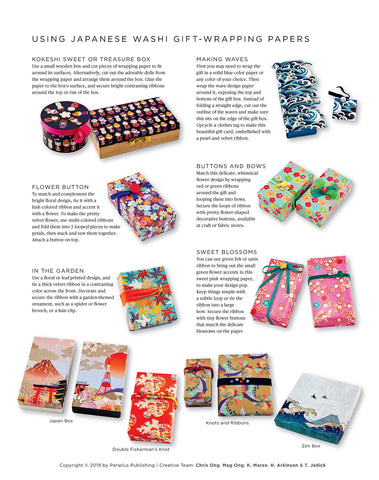 Japanese Washi Gift Wrapping Papers