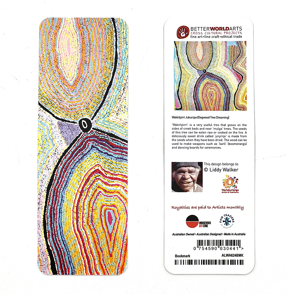 BWA Bookmark - Liddy Napanangka Walker - Wakirlpirri