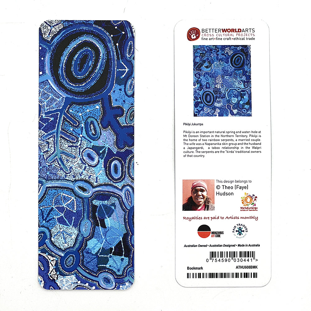 BWA Bookmark - Theo Hudson - Pikilyi Jukurrpa
