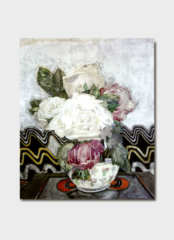 Charles Rennie Mackintosh Art Card - White Roses