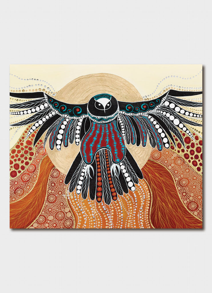 Melanie Hava Art Card - Eagle Soaring