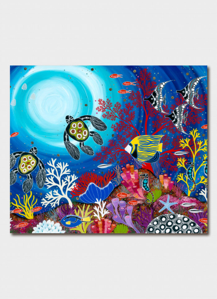 Melanie Hava Art Card - A Reef in Wonderland