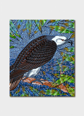 Oral James Roberts art card - Sea Eagle