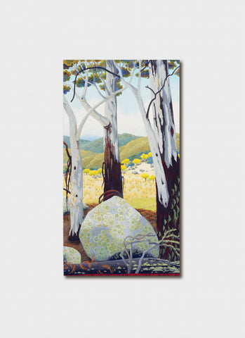 Annie Franklin Art Card - Granite & Lichen