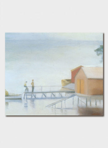 Clarice Beckett Art Card - The Boatsheds