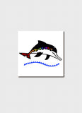 Pamela Drewitt Smith small gift card - Dolphin
