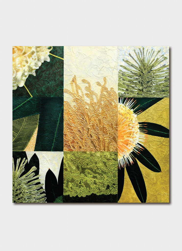 Padma art card - Banksia up close