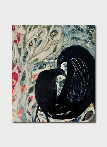Anthea Stead Art Card - Crows in Wombarra