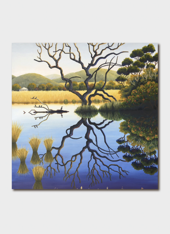 Annie Franklin Art Card - Early Mornings Pamboola Wetlands