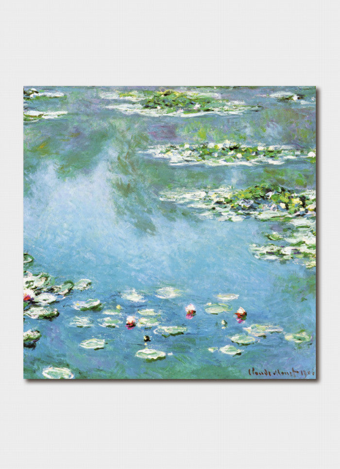 Monet art card - Water Lilies