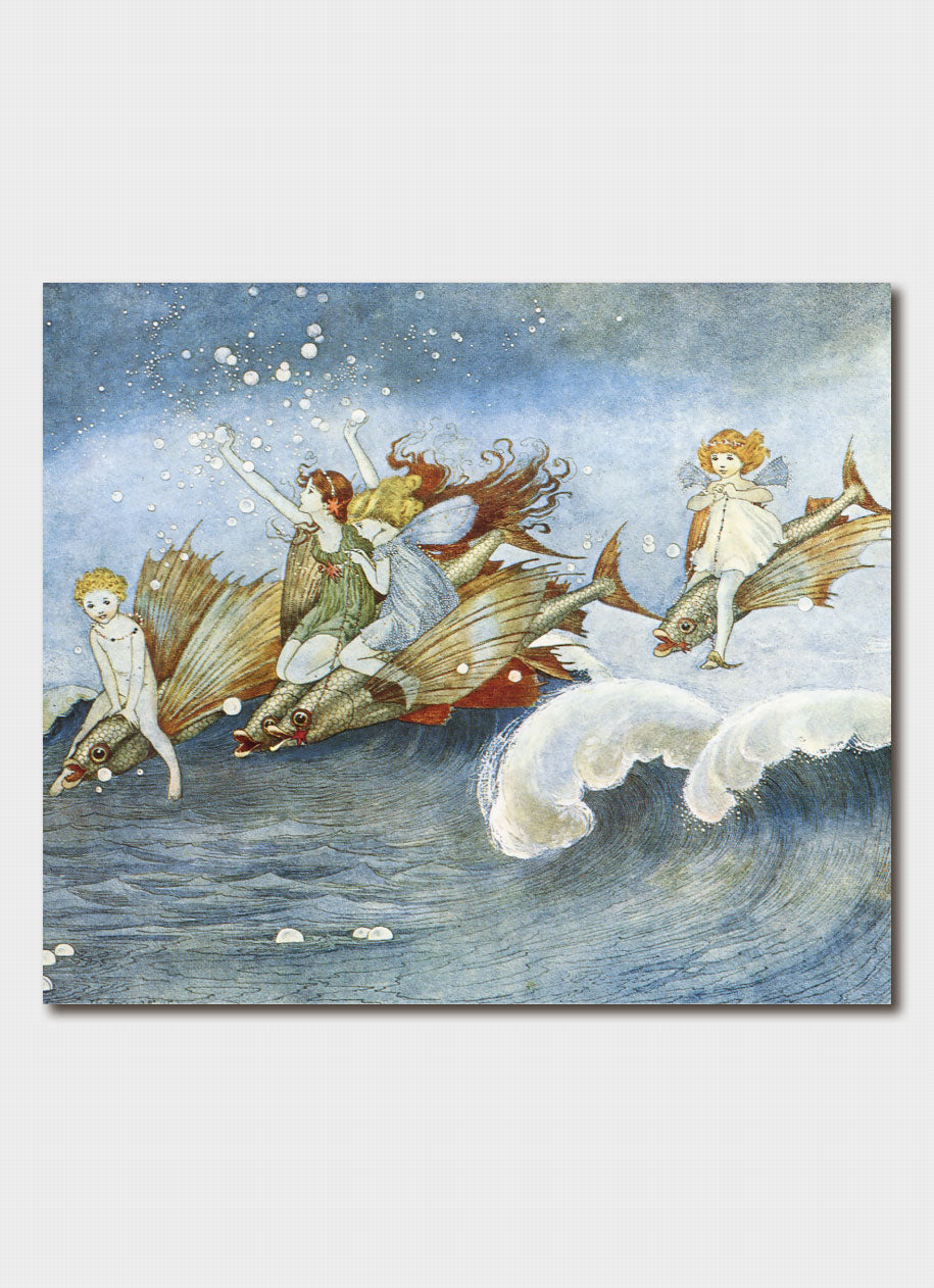 Ida Rentoul Outhwaite art card - The Sea Fairies