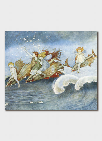 Ida Rentoul Outhwaite art card - The Sea Fairies