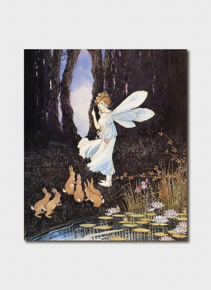 Ida Rentoul Outhwaite art card - The Secret Pool