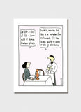 Judy Horacek cartoon card - Metaphor Free Restaurant (New!)