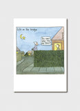 Judy Horacek cartoon card - Life on the Hedge