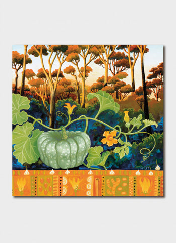 Annie Franklin Art Card - Pumpkin Dahl