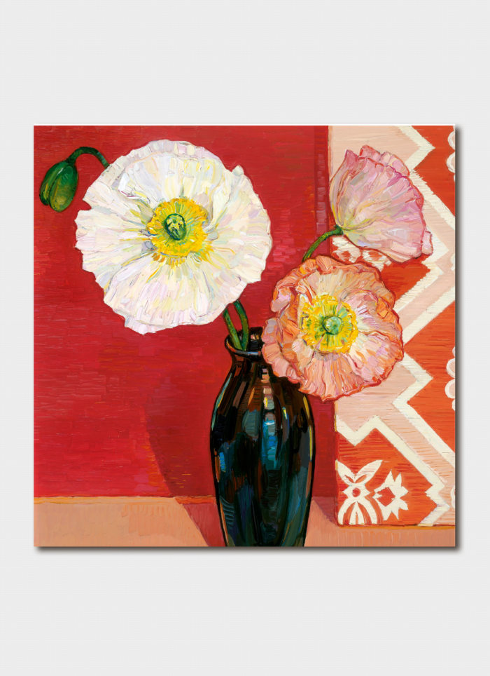 Criss Canning Art Card - Spring Poppies